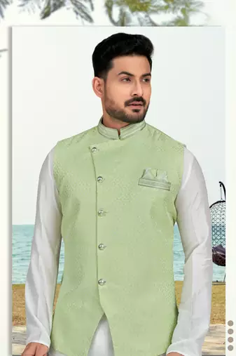 Jacket kurta pajama set