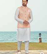 Jacket kurta pajama set