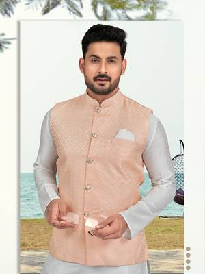 Jacket kurta pajama set 3