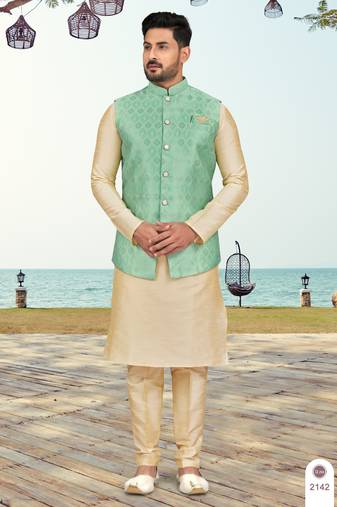 Jacket kurta pajama set