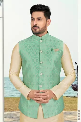 Jacket kurta pajama set