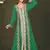 Dark Green color Full Sleeves Handmade Moroccan Kaftan