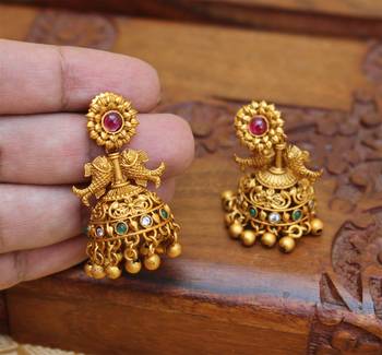 Designer matte finish earrings 2