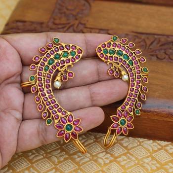 Designer matte finish earrings 2