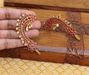 Designer matte finish earrings 1