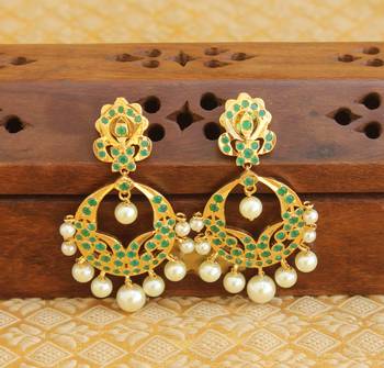 Designer gold plated earrings 1