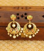 Designer gold plated earrings