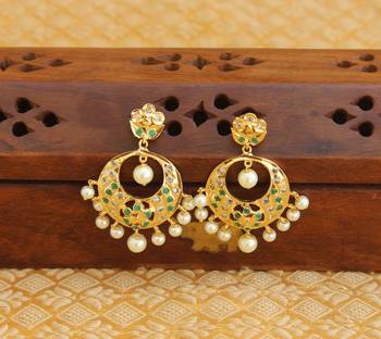 Designer gold plated earrings 1