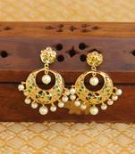 Designer gold plated earrings