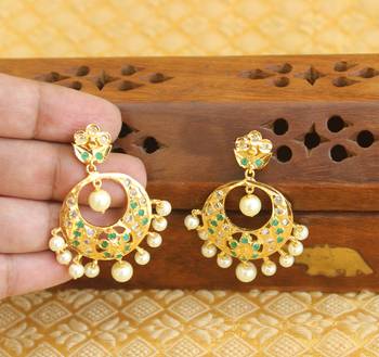 Designer gold plated earrings 2