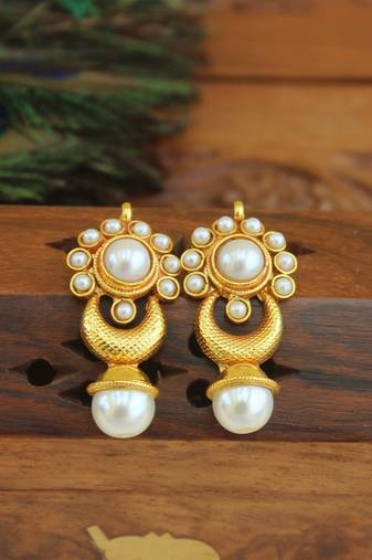 Designer gold plated earrings
