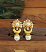 Designer gold plated earrings