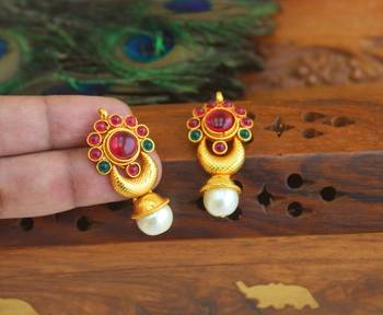Designer gold plated earrings 2