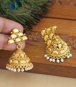 Designer matte finish earrings