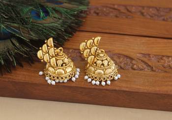 Designer matte finish earrings 2