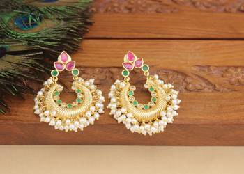Designer gold plated earrings 1