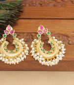 Designer gold plated earrings