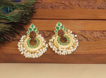 Designer gold plated earrings 1