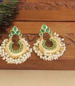 Designer gold plated earrings