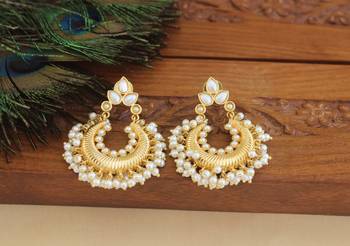 Designer gold plated earrings 1