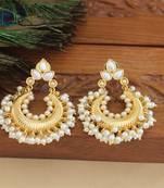 Designer gold plated earrings