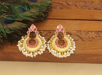 Designer gold plated earrings 1