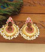 Designer gold plated earrings