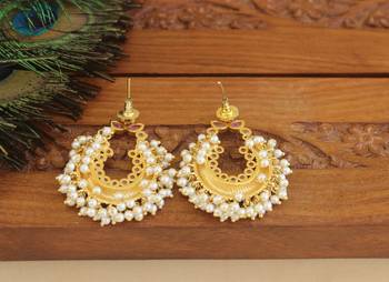 Designer gold plated earrings 3