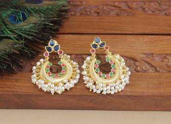 Designer gold plated earrings 1