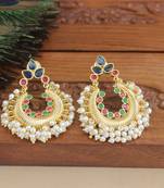 Designer gold plated earrings