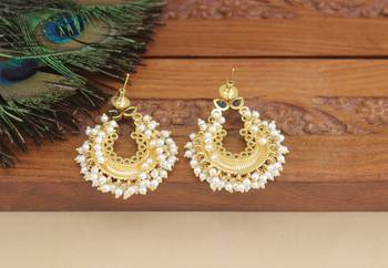 Designer gold plated earrings 3