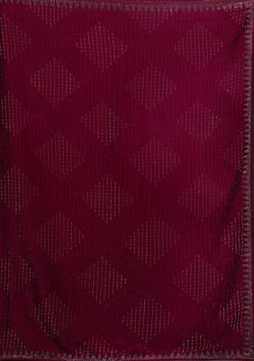 Wine Soft Silk Swarovski Work Designer Saree for Women 7