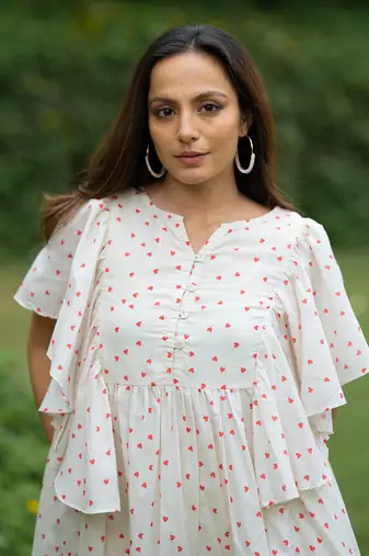 Little heart butterfly dress