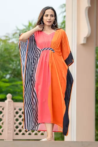 Galaxy kaftan dress