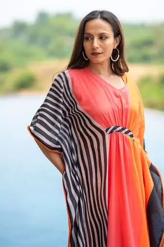 Galaxy kaftan dress