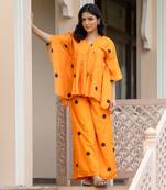 Sunshine polka kaftan coord set