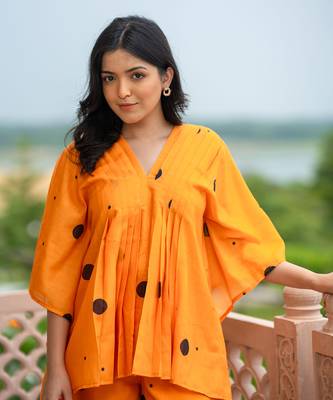Sunshine polka kaftan coord set 4