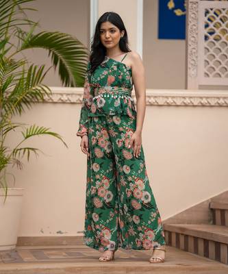 Green lily coord set 2