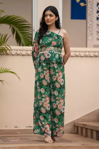 Green lily coord set