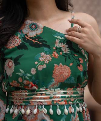 Green lily coord set 4