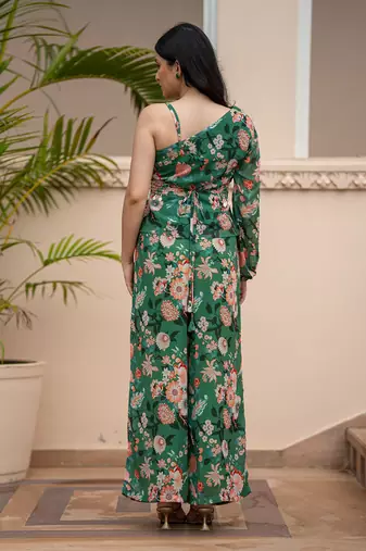 Green lily coord set