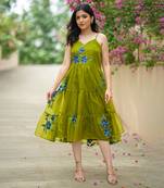 Heena handpainted dress