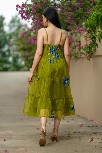 Heena handpainted dress