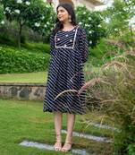 Black leheriya dress