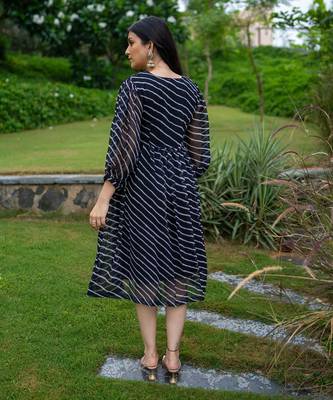 Black leheriya dress 5