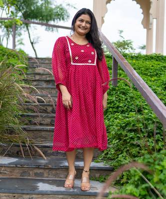 Rose leheriya dress 2