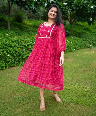Rose leheriya dress 3
