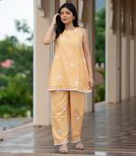 Melon polka kurta set