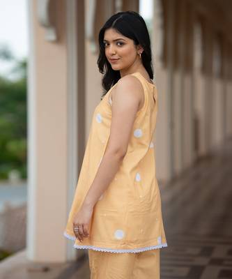 Melon polka kurta set 2