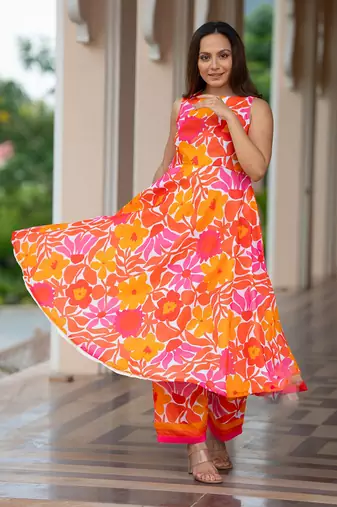Marigold kurta set